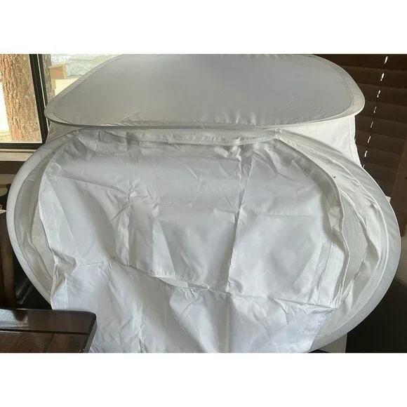 27” Portable Collapsible Photo Light Tent Softbox W/ 4 Backdrops, Case - Picture 2 of 3